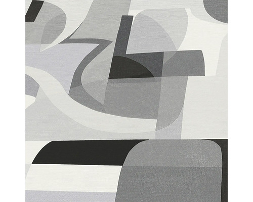 Abstract kunstwerk met geometrische vormen in grijstinten