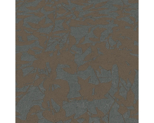 Behang met bladmotief