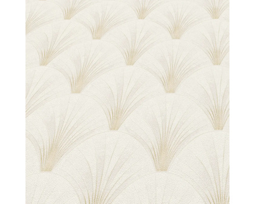 Behang met waaiervormig patroon