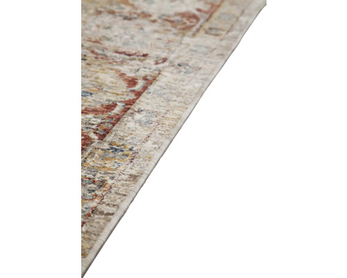 Detailweergave van een vloerkleed met motief