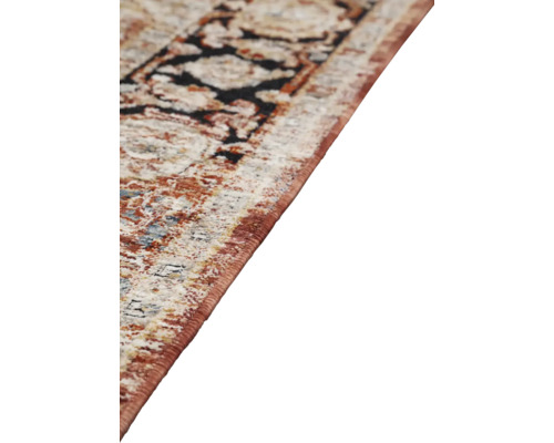 Detailweergave van een gedessineerd tapijt