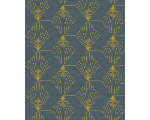 Behang met geometrisch waaierontwerp