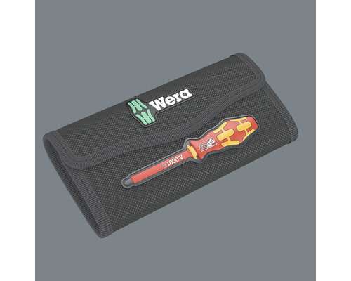 Gereedschapstas met Wera logo en schroevendraaier