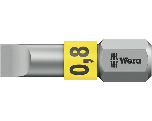 Wera Logo schroevendraaier bit platkop 0,8x5,5 millimeter