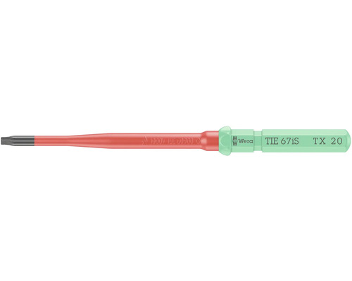 Wera schroevendraaier met Torx profiel TX 20