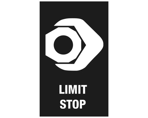 Symbool voor eindstop