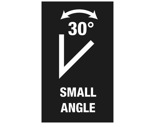 Kleine hoek van 30 graden