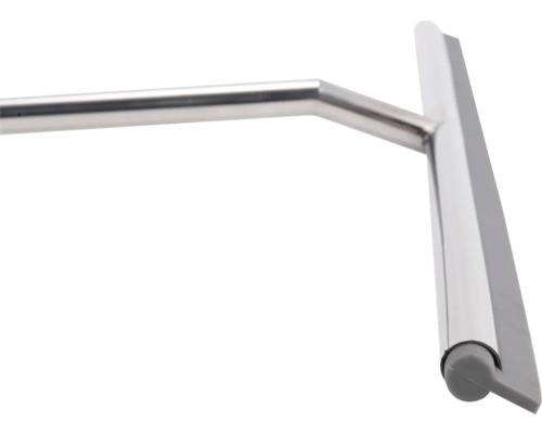Raamwisser met metalen steel en rubberen lip