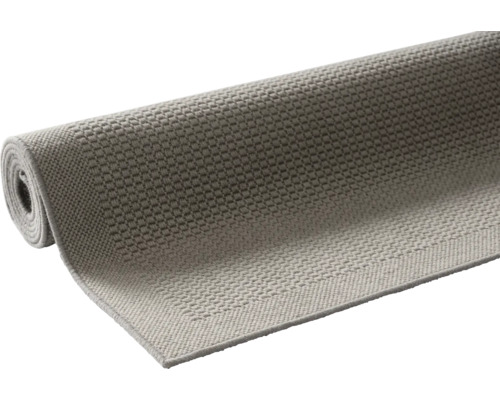 Opgerolde vloerkleed met geweven structuur