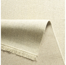 Beige tapijt met franjes