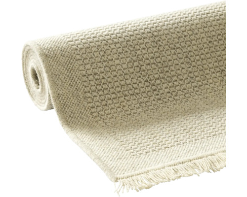 Opgedroogd tapijt met franjes