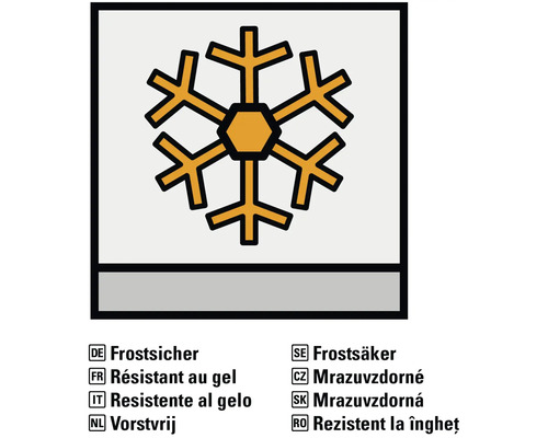 Vorstbestendig symbool