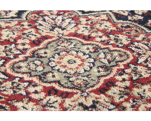 Detail van een tapijt met motief