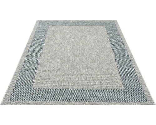 Tapijt met geometrisch patroon en rand