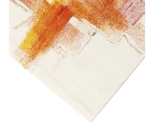 Detailopname van een tapijt met abstract patroon