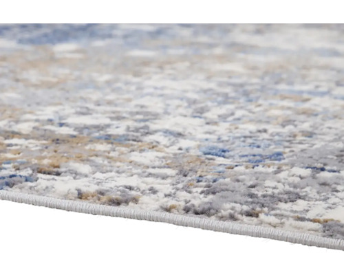 Detailweergave van een tapijt met abstract patroon