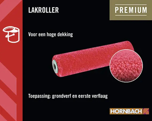 Lakroller voor primer en eerste laag