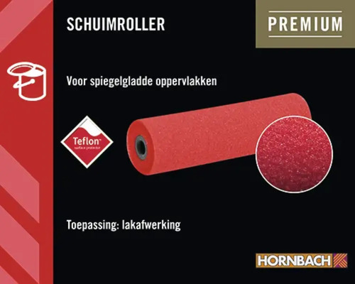 Schuimroller voor lakafwerking