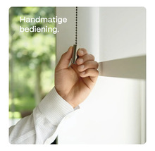 Bediening van een rolgordijn met ketting