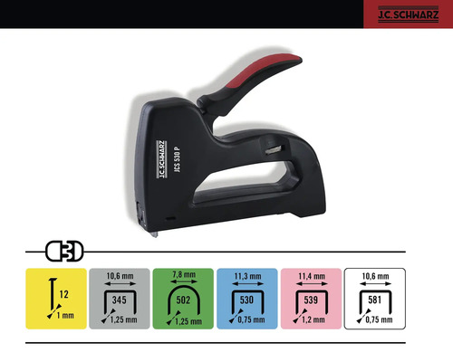 J C Schwarz tacker met nietinformatie