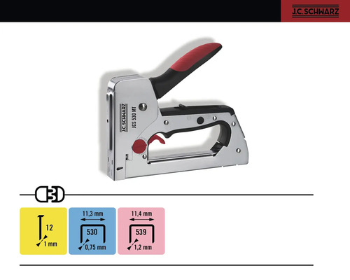 J.C. Schwarz JCS 530 MT handtacker met handgreep