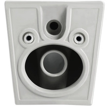 Bovenaanzicht van een stortbak