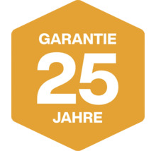 25 jaar garantie