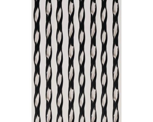 Meerdere gedraaide metalen staven in een rij