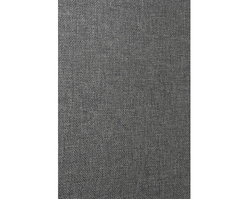 Close-up van een grijze stof met een fijne weefstructuur.