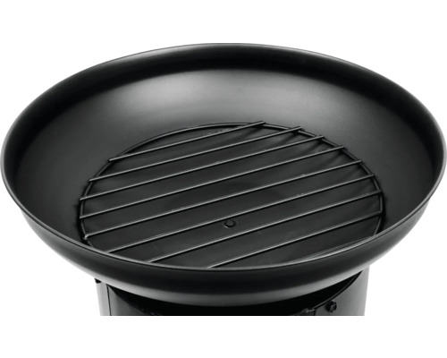 Vuurschaal van metaal met grillrooster