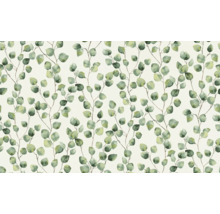Behang met eucalyptuspatroon