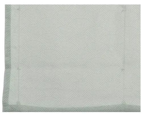 Textiel douchegordijn met golfpatroon