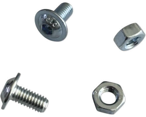 Twee schroeven en twee moeren