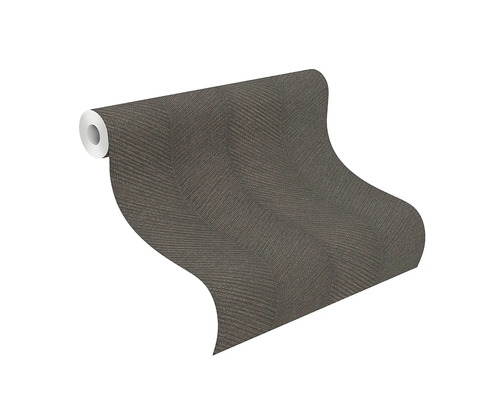 Behangrol met visgraatmotief