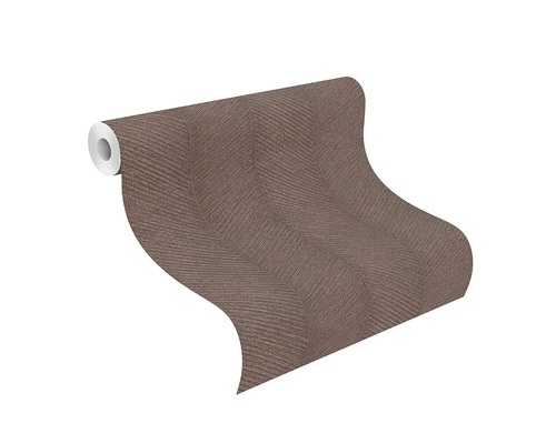 Behangrol met visgraatmotief