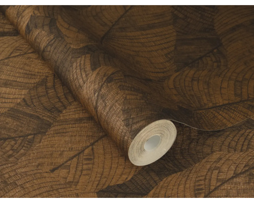 Behangrol met houten structuur