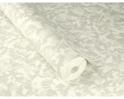 Rol behang met bladmotief