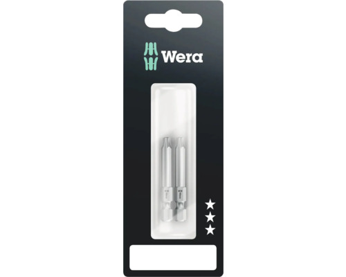 Wera Logo. Verpakking met twee Wera Torx bits