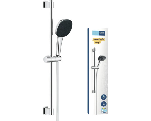 Douchestangset met handdouche en waterbesparende functie