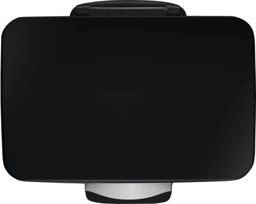 Zwarte pedaalemmer van bovenaf