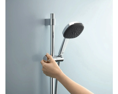 Handdouche op douchestang met hand