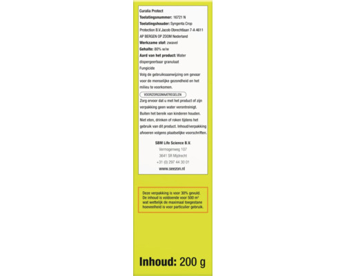 Informatie over Curalia Protect fungicide