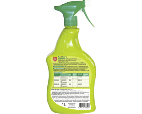 Desect Duo Spray insecticide in een 1 liter spuitfles