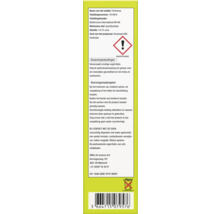 Informatie over Fertimoss herbicide inclusief waarschuwingssymbool, gevarenaanduidingen, voorzorgsmaatregelen en contactgegevens van SBM Life Science