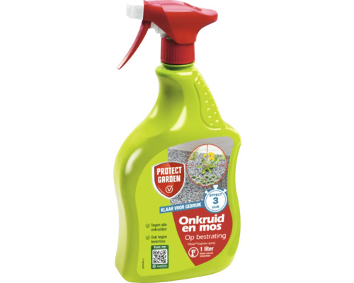 Onkruidverdelger spray in een 1 liter fles