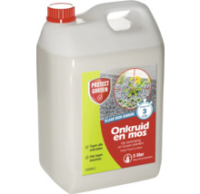 Jerrycan met onkruid- en mosverwijderaar, klaar voor gebruik, vijf liter