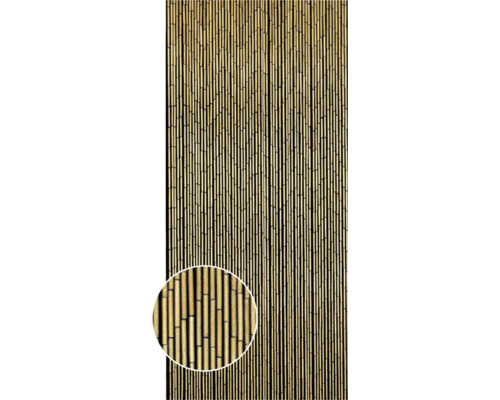 Bamboe gordijn met fijne bamboestokken