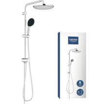 Grohe douchesysteem met hoofd- en handdouche plus productverpakking