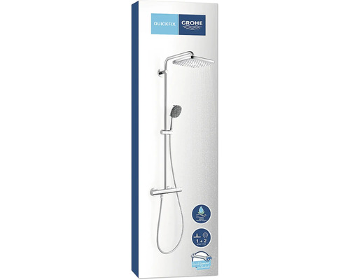 Grohe Quickfix douchesysteem met hoofd- en handdouche