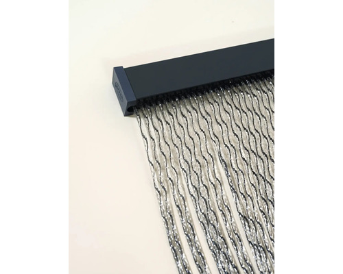 Parelgordijn met ophangrail